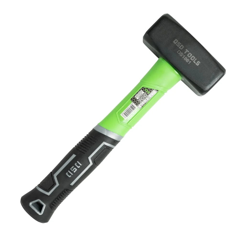 DOUBLE FACE 1KG STONING HAMMER FIBREGLASS HANDLE DS1861