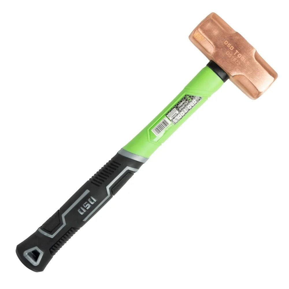2LB COPPER HAMMER WITH  FIBERGLASS HANDLE DS1872