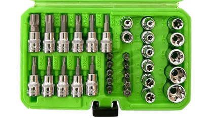 34PC 3/8″ DR TORX BIT SOCKETS &amp; E SOCKET SET DS1234