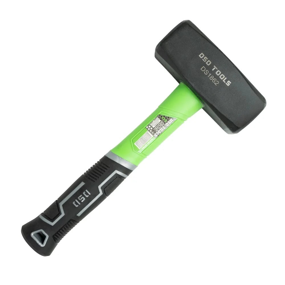 DOUBLE FACE 2KG STONING HAMMER FIBREGLASS HANDLE DS1862