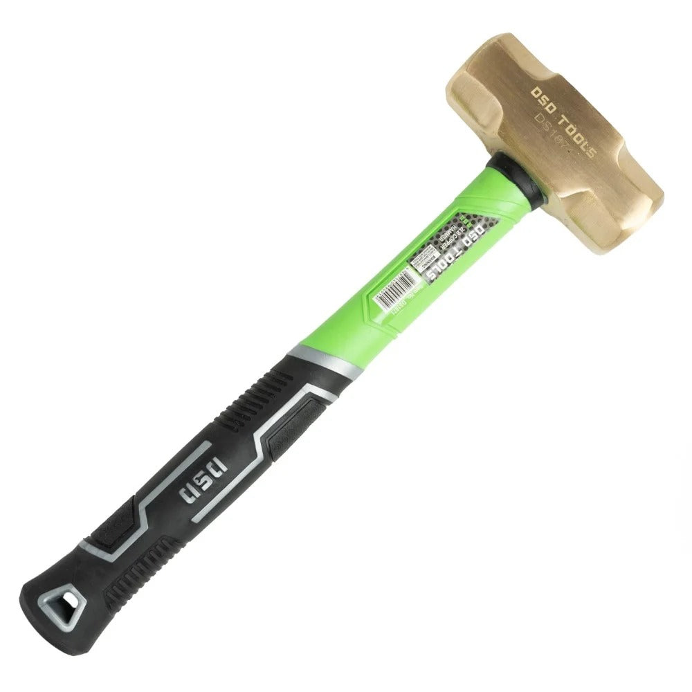 2LB COPPER / BRONZE HAMMER WITH  FIBERGLASS HANDLE DS1871