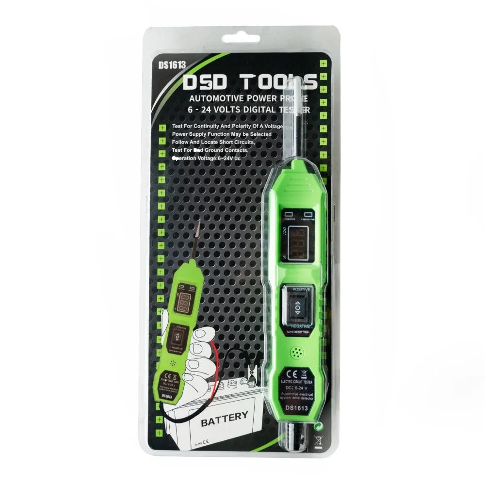 AUTOMOTIVE POWER PROBE 6 – 24 VOLTS DIGITAL TESTER DS1613