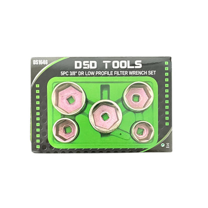 5PC 3/8" DR LOW PROFILE FILTER WRENCH SET DS1646