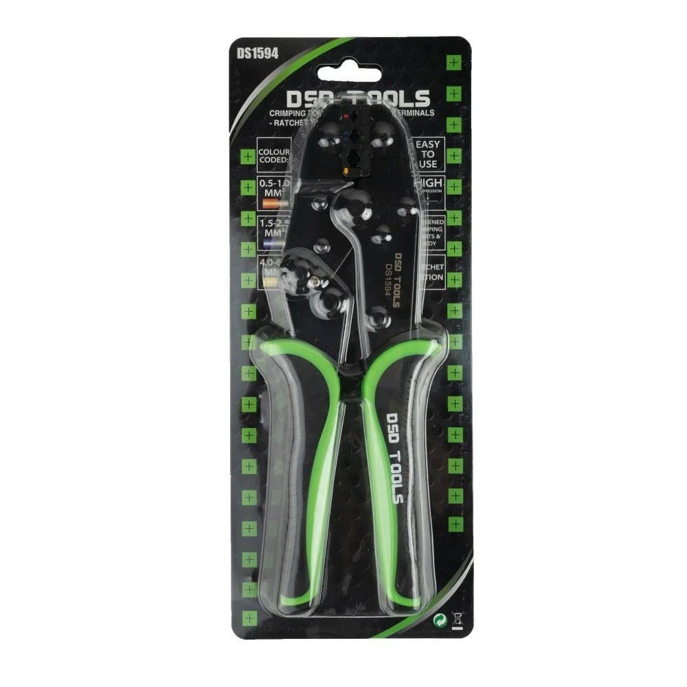 CRIMPING TOOL FOR INSULATED TERMINALS – RATCHET TYPE DS1594