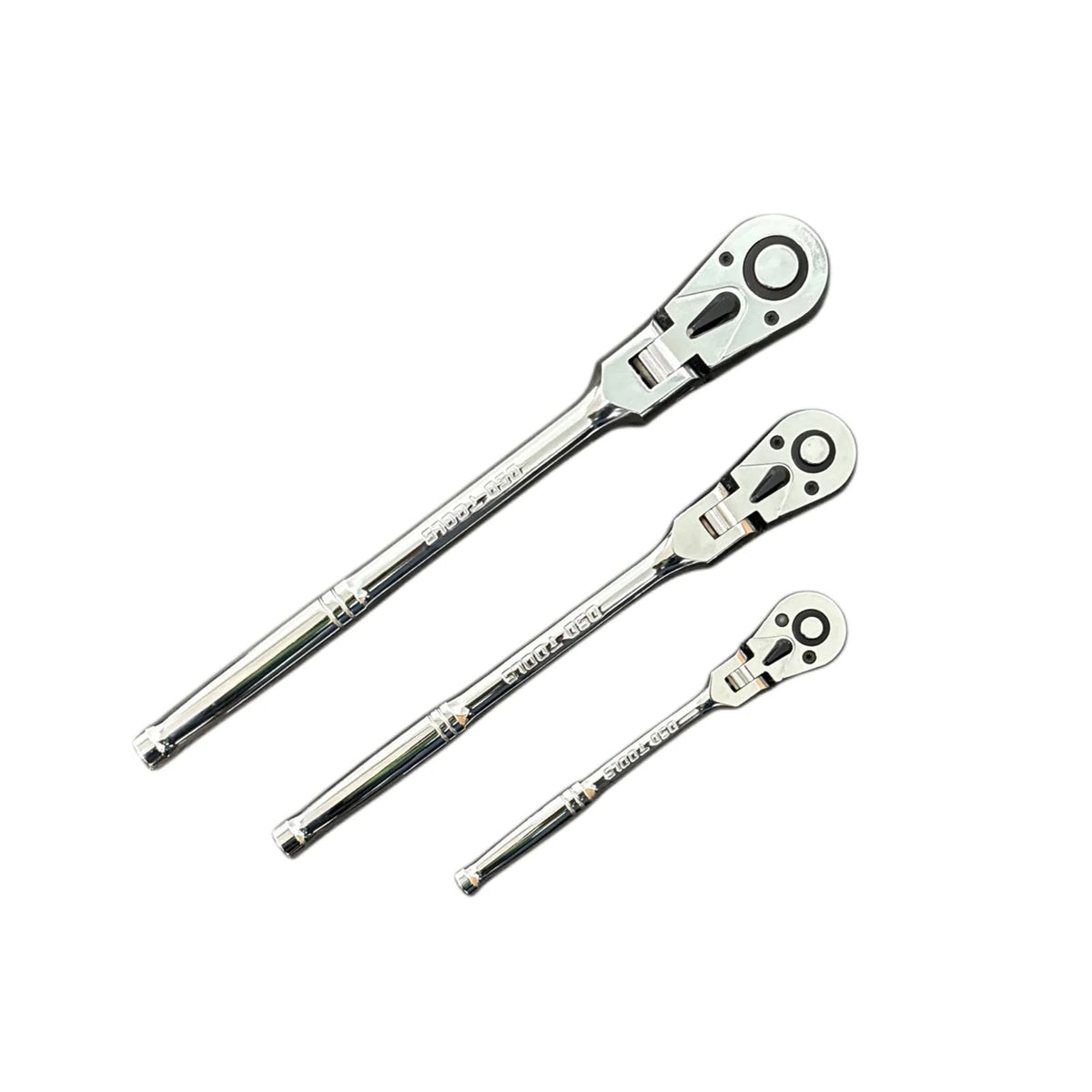 3PC FLEXI HEAD RATCHET SET 1/4″ 3/8″ &amp; 1/2″ DRIVES DS1874