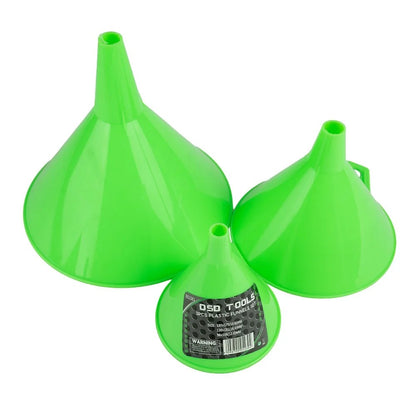 3PCS PLASTIC FUNNELS SET DS1581