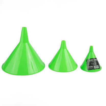 3PCS PLASTIC FUNNELS SET DS1581
