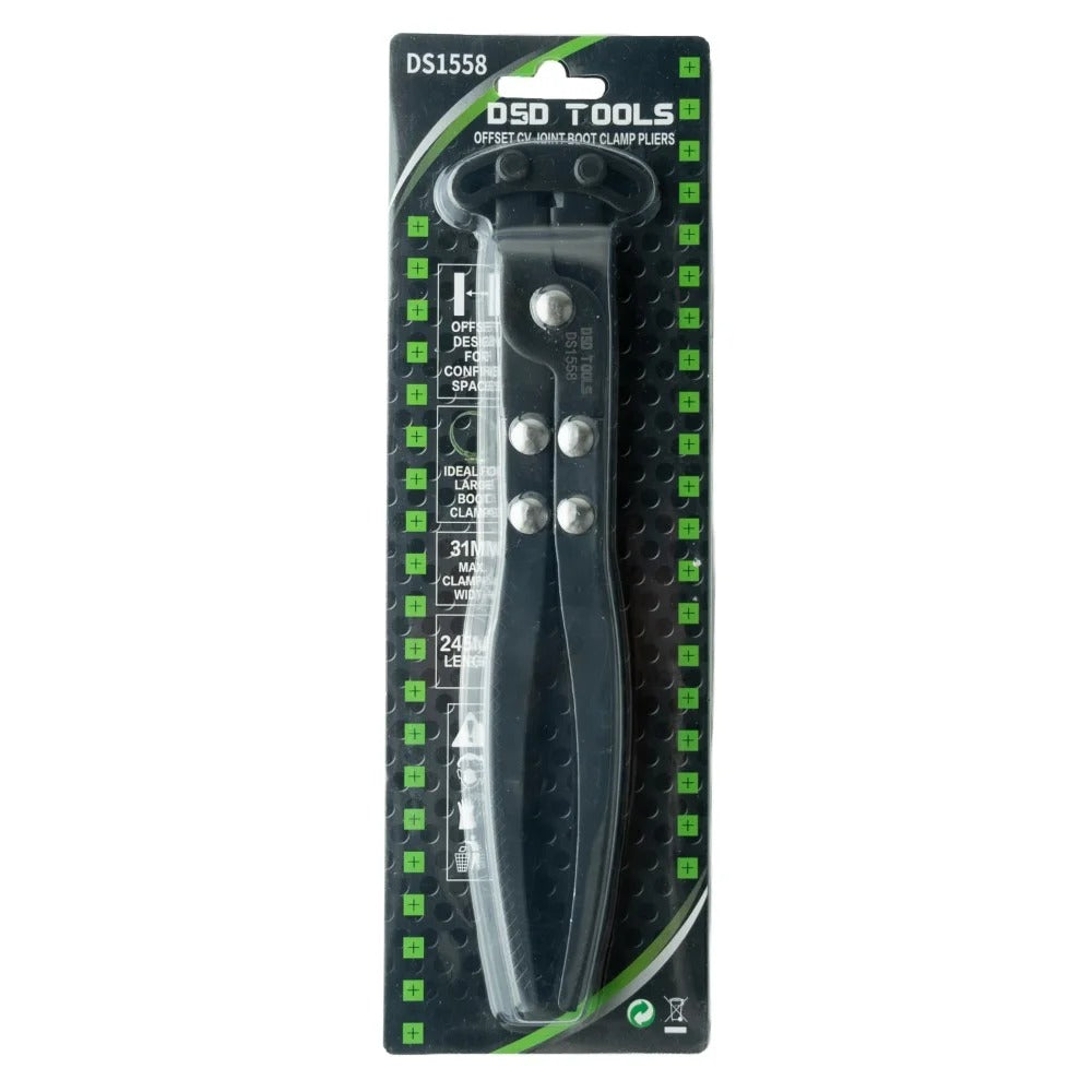 OFFSET CV JOINT BOOT CLAMP PLIERS DS1558